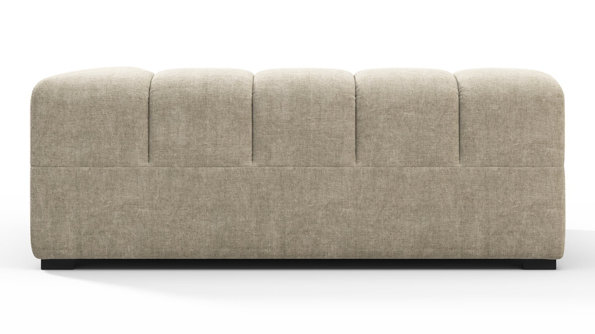 Tufty - Tufty Module, Extra Large Right Corner, Beige Gray Chenille