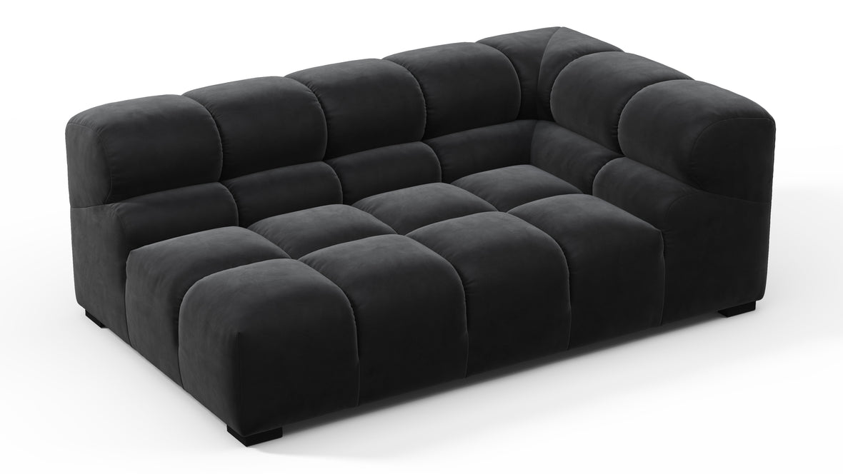 Tufty - Tufty Module, Extra Large Right Corner, Black Velvet