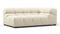Tufty - Tufty Module, Extra Large Right Corner, Eggshell Boucle