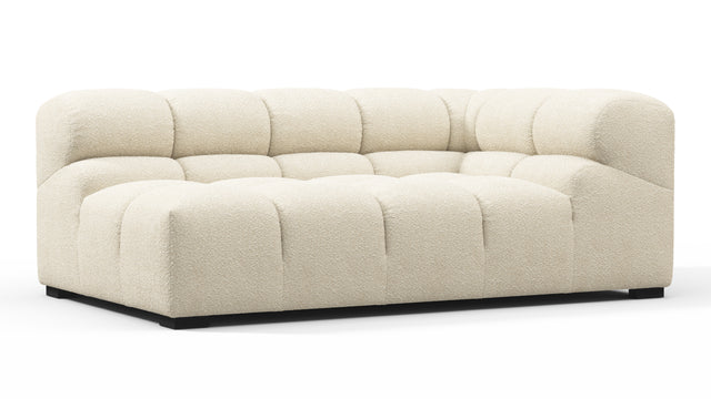Tufty - Tufty Module, Extra Large Right Corner, Eggshell Boucle