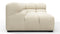 Tufty - Tufty Module, Extra Large Right Corner, Eggshell Boucle