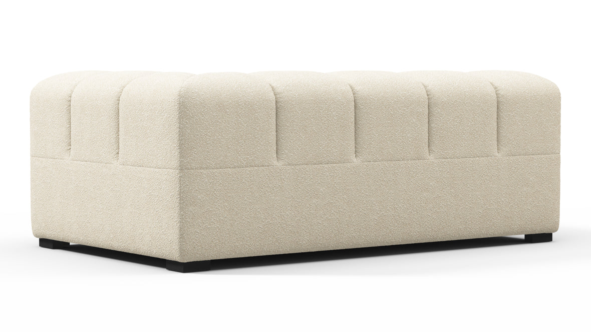 Tufty - Tufty Module, Extra Large Right Corner, Eggshell Boucle