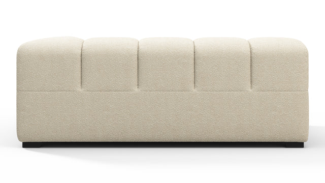 Tufty - Tufty Module, Extra Large Right Corner, Eggshell Boucle