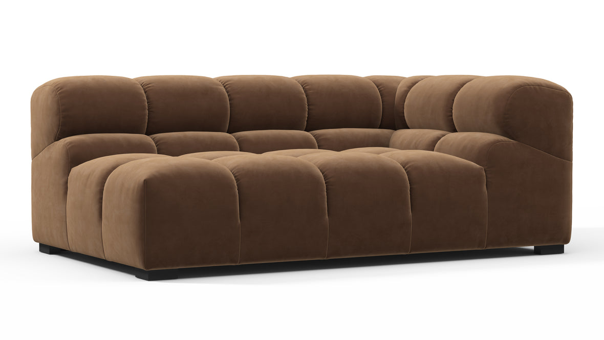 Tufty - Tufty Module, Extra Large Right Corner, Mocha Velvet
