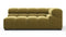 Tufty - Tufty Module, Extra Large Right Corner, Olive Gold Velvet