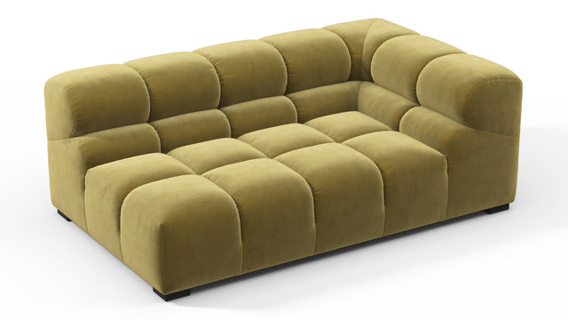 Tufty - Tufty Module, Extra Large Right Corner, Olive Gold Velvet