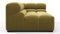 Tufty - Tufty Module, Extra Large Right Corner, Olive Gold Velvet