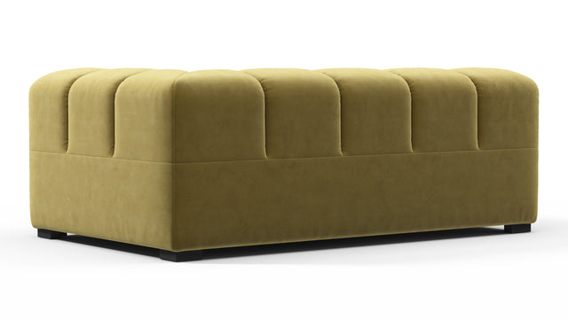 Tufty - Tufty Module, Extra Large Right Corner, Olive Gold Velvet