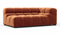 Tufty - Tufty Module, Extra Large Right Corner, Spice Velvet