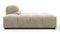 Tufty - Tufty Module, Left Chaise, Armless, Beige Gray Chenille