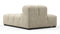 Tufty - Tufty Module, Left Chaise, Armless, Beige Gray Chenille