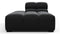 Tufty - Tufty Module, Left Chaise, Armless, Black Velvet