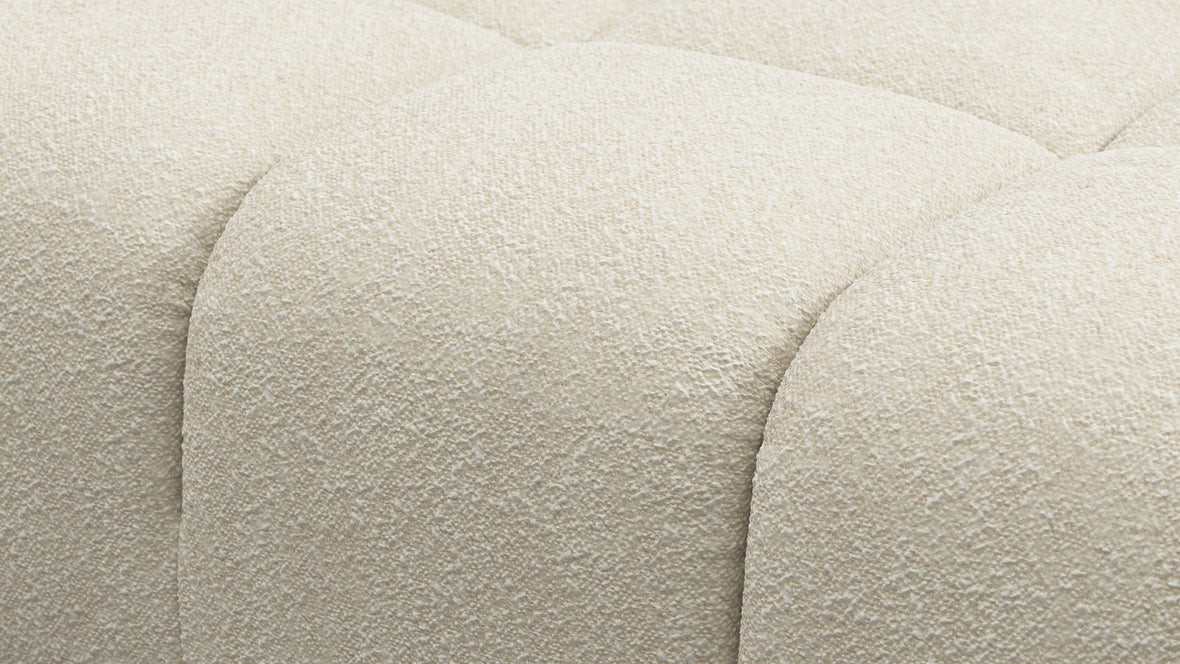 Tufty - Tufty Module, Left Chaise, Armless, Eggshell Boucle