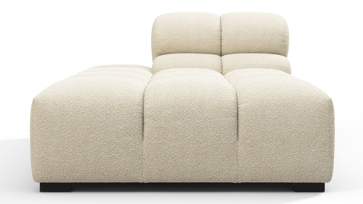 Tufty - Tufty Module, Left Chaise, Armless, Eggshell Boucle