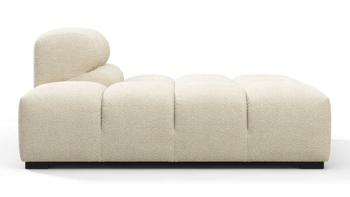 Tufty - Tufty Module, Left Chaise, Armless, Eggshell Boucle