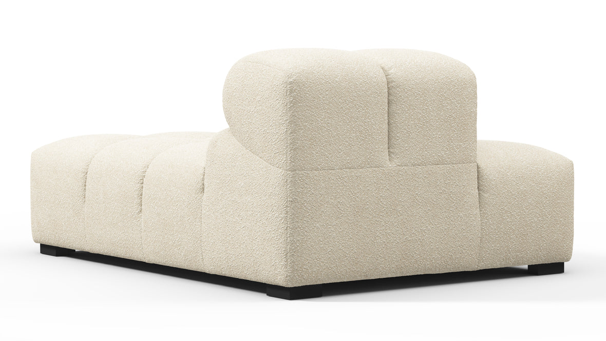Tufty - Tufty Module, Left Chaise, Armless, Eggshell Boucle