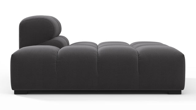 Tufty - Tufty Module, Left Chaise, Armless, Ink Brushed Weave