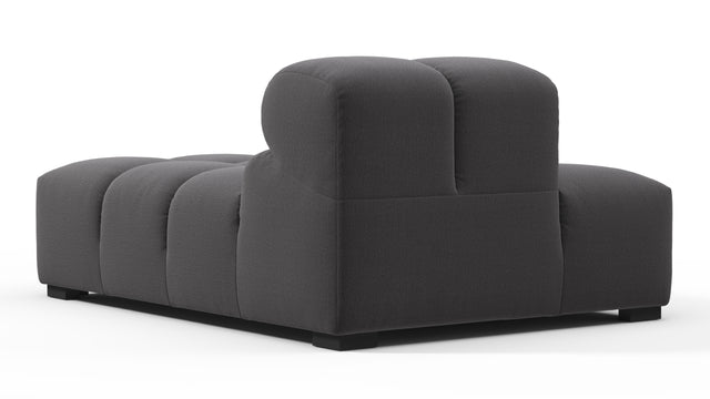 Tufty - Tufty Module, Left Chaise, Armless, Ink Brushed Weave