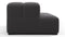 Tufty - Tufty Module, Left Chaise, Armless, Ink Brushed Weave