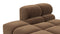 Tufty - Tufty Module, Left Chaise, Armless, Mocha Velvet