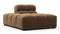 Tufty - Tufty Module, Left Chaise, Armless, Mocha Velvet
