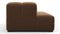 Tufty - Tufty Module, Left Chaise, Armless, Mocha Velvet