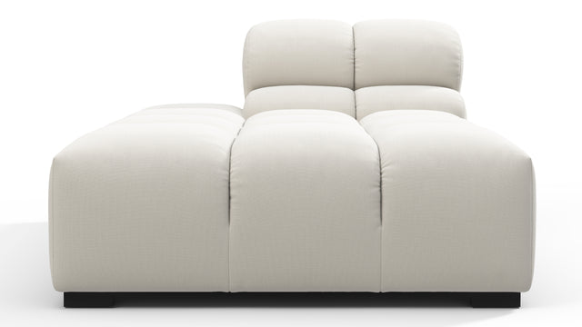 Tufty - Tufty Module, Left Chaise, Armless, Oatmeal Brushed Weave