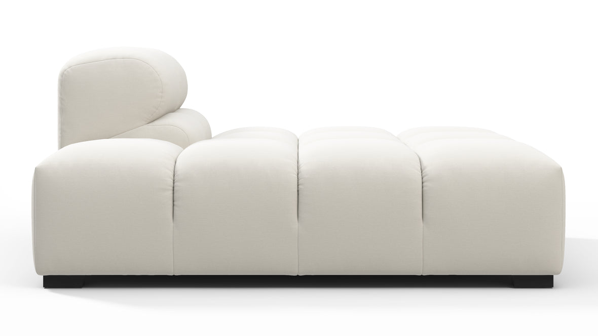 Tufty - Tufty Module, Left Chaise, Armless, Oatmeal Brushed Weave