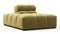 Tufty - Tufty Module, Left Chaise, Armless, Olive Gold Velvet