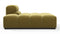 Tufty - Tufty Module, Left Chaise, Armless, Olive Gold Velvet