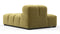Tufty - Tufty Module, Left Chaise, Armless, Olive Gold Velvet