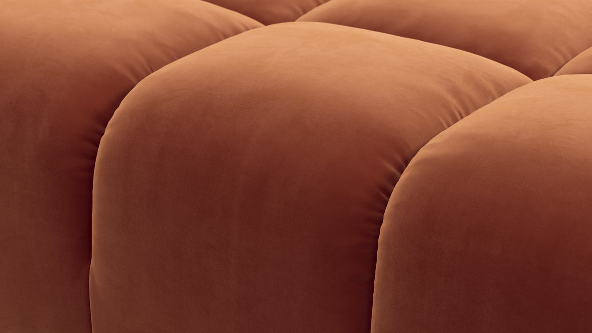 Tufty - Tufty Module, Left Chaise, Armless, Spice Velvet