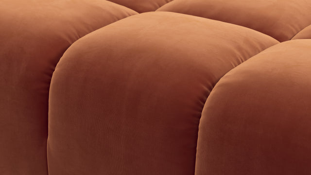 Tufty - Tufty Module, Left Chaise, Armless, Spice Velvet
