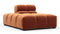 Tufty - Tufty Module, Left Chaise, Armless, Spice Velvet