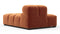 Tufty - Tufty Module, Left Chaise, Armless, Spice Velvet