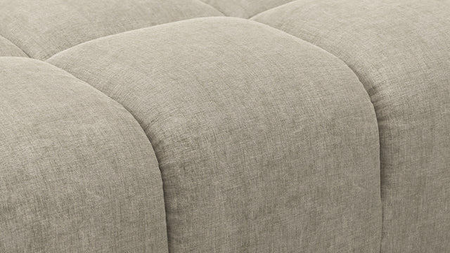 Tufty - Tufty Module, Right Chaise, Armless, Beige Gray Chenille