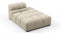 Tufty - Tufty Module, Right Chaise, Armless, Beige Gray Chenille