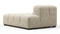 Tufty - Tufty Module, Right Chaise, Armless, Beige Gray Chenille