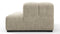 Tufty - Tufty Module, Right Chaise, Armless, Beige Gray Chenille