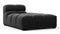 Tufty - Tufty Module, Right Chaise, Armless, Black Velvet