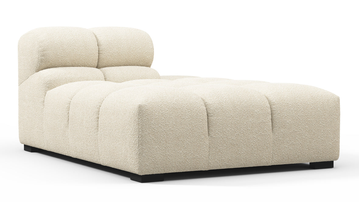 Tufty - Tufty Module, Right Chaise, Armless, Eggshell Boucle