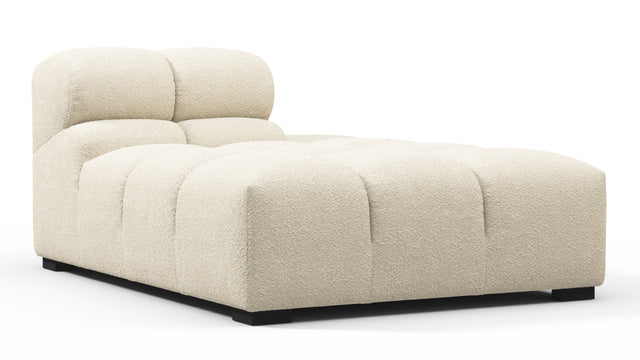 Tufty - Tufty Module, Right Chaise, Armless, Eggshell Boucle