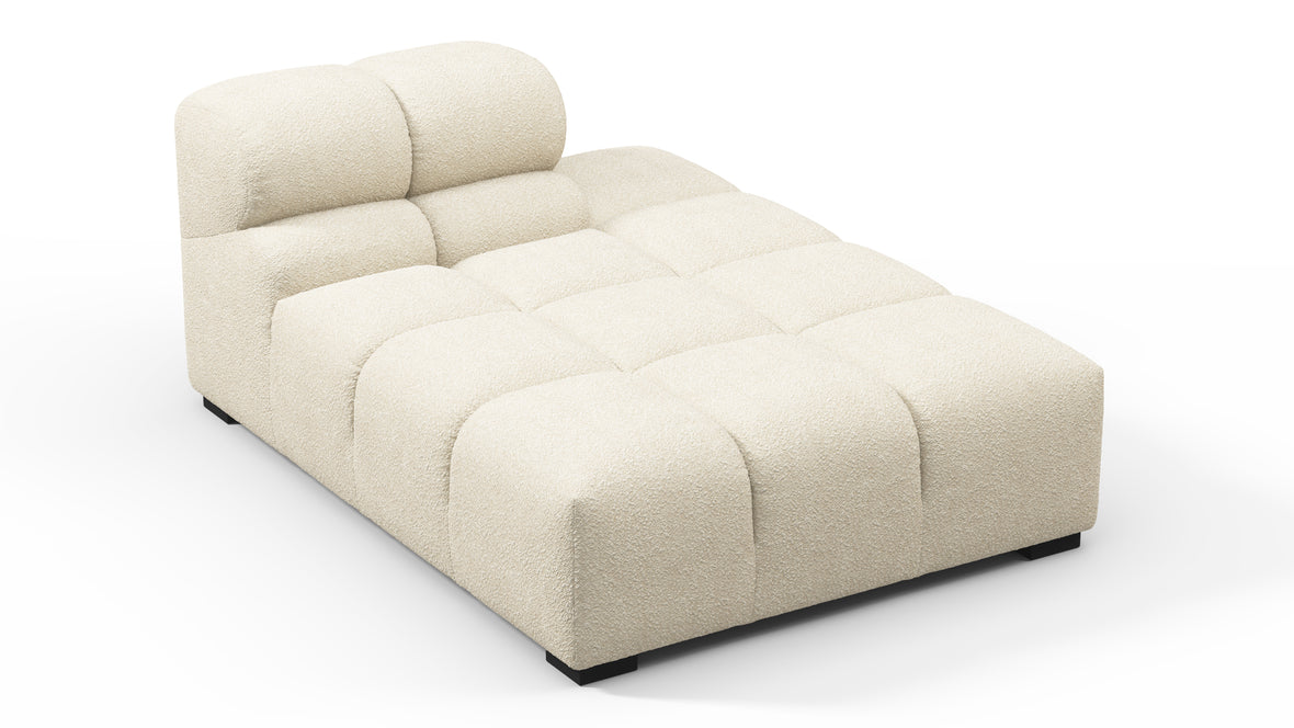 Tufty - Tufty Module, Right Chaise, Armless, Eggshell Boucle