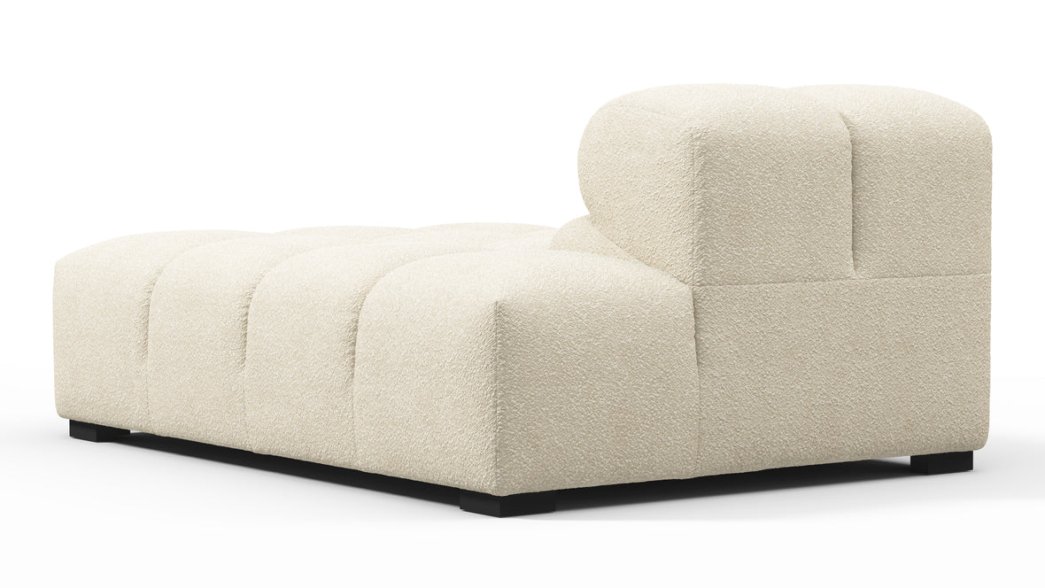 Tufty - Tufty Module, Right Chaise, Armless, Eggshell Boucle
