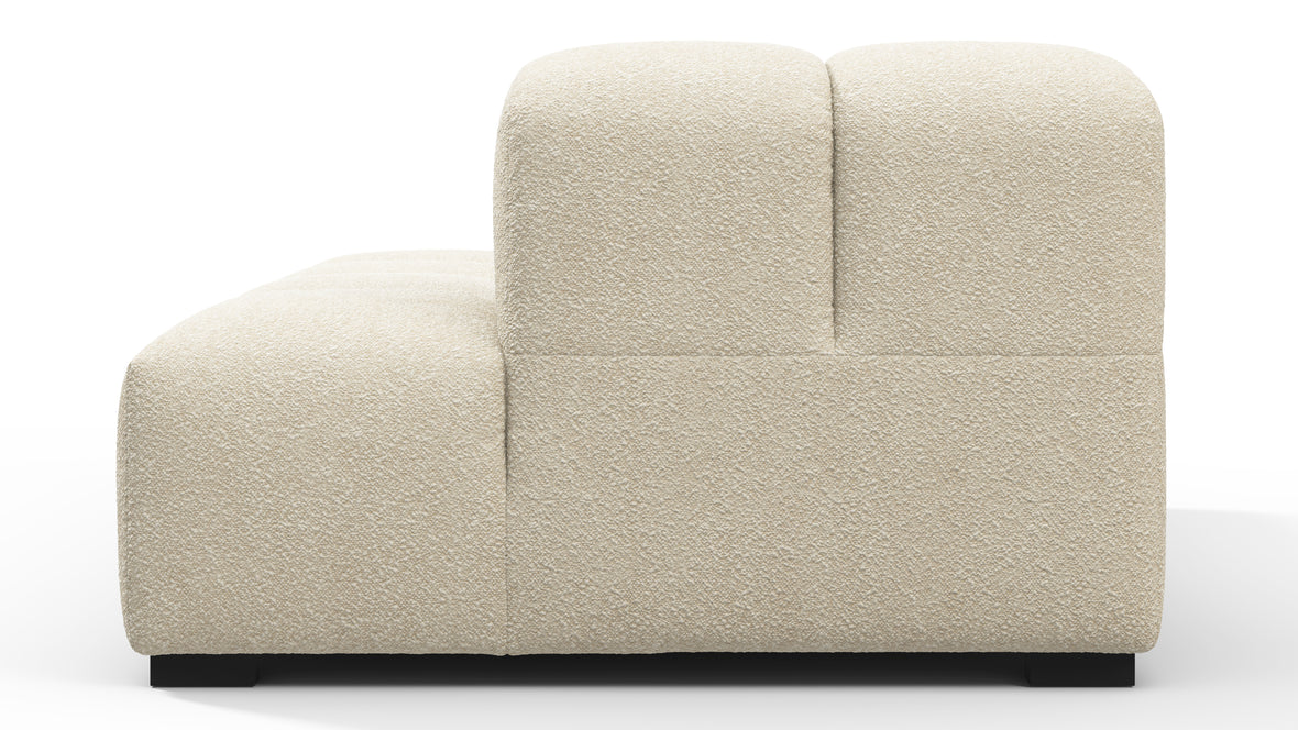 Tufty - Tufty Module, Right Chaise, Armless, Eggshell Boucle