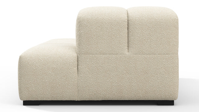 Tufty - Tufty Module, Right Chaise, Armless, Eggshell Boucle