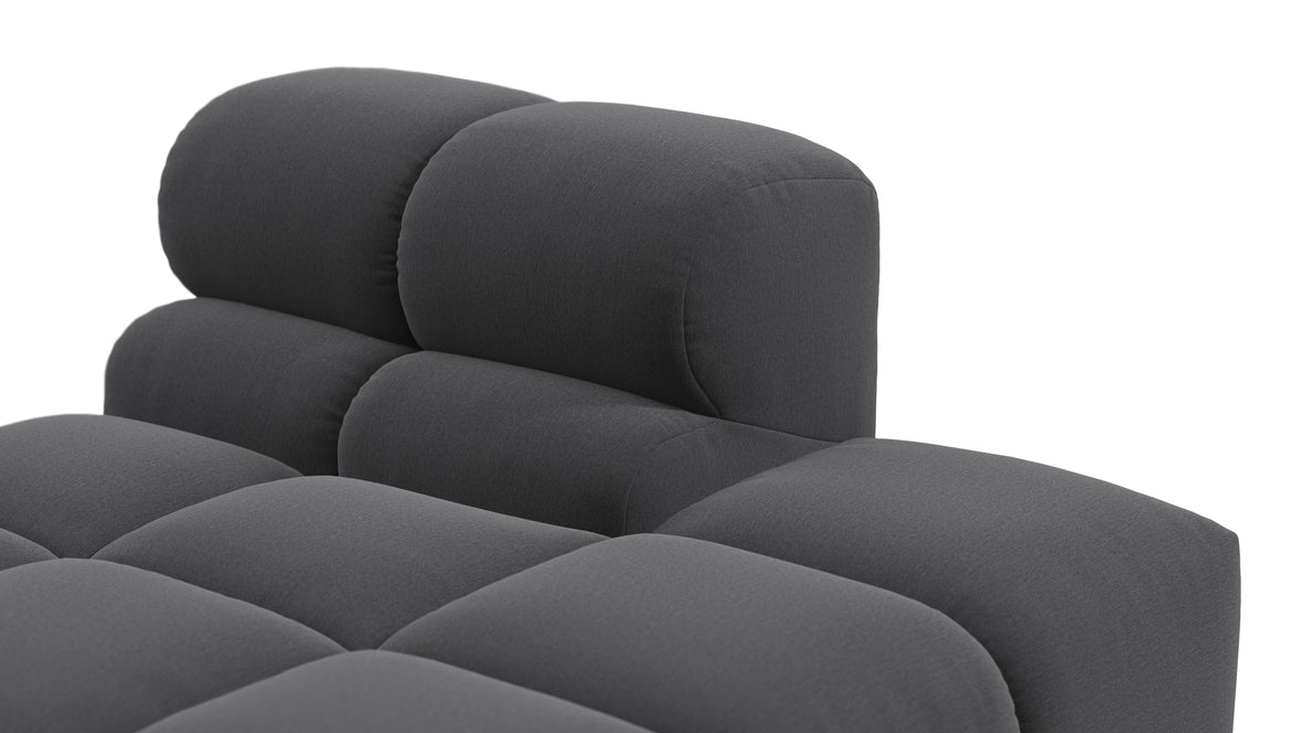 Tufty - Tufty Module, Right Chaise, Armless, Ink Brushed Weave