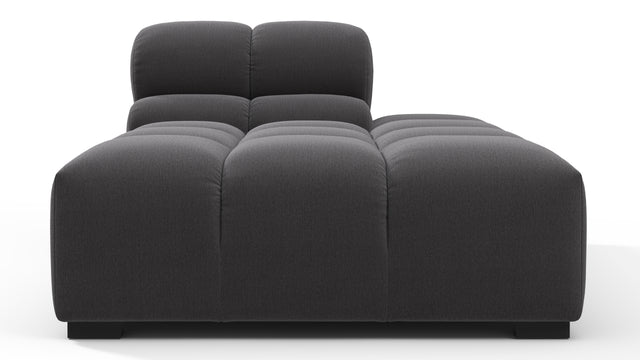 Tufty - Tufty Module, Right Chaise, Armless, Ink Brushed Weave