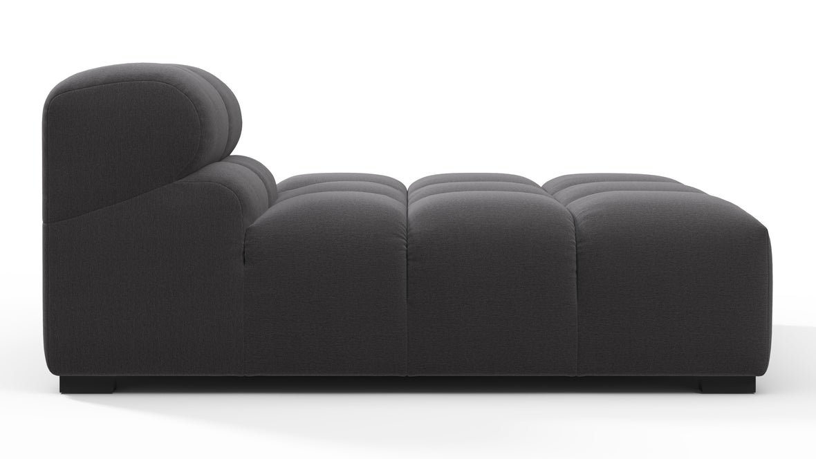 Tufty - Tufty Module, Right Chaise, Armless, Ink Brushed Weave