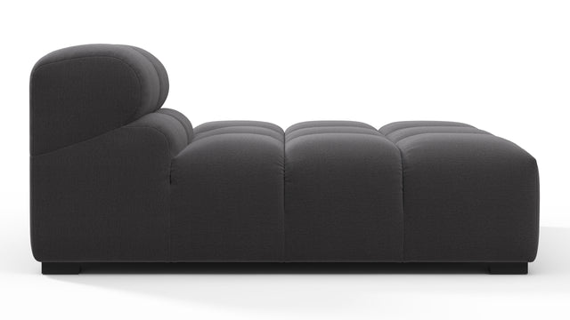 Tufty - Tufty Module, Right Chaise, Armless, Ink Brushed Weave